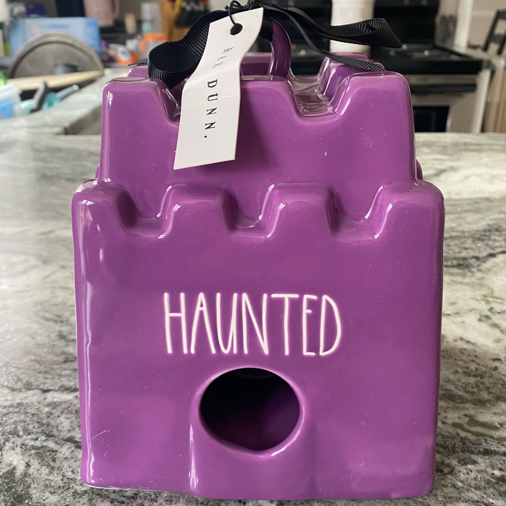 Rae Dunn ‘Haunted’ birdhouse